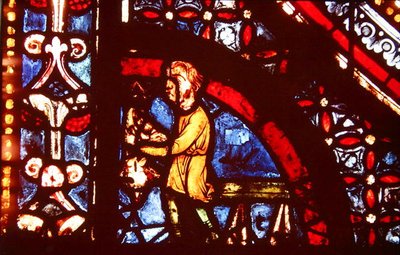 A Butcher (detail) by French School